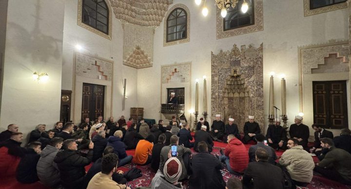 Večer Kur’ana u Gazi Husrev-begovoj džamiji povodom Lejletul-miradža i Dana vakifa